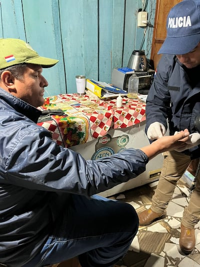 Gustavo Sebastián Arias Ortiz fue detenido como sospechoso del homicidio de César José Cardozo Gómez, ocurrido en el barrio Aguapety Ruguá.