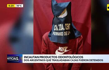 Video: Incautan insumos odontológicos de contrabando