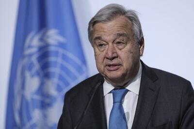 Antonio Guterres, secretario general de la ONU.