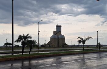 Lluvia en Encarnación.