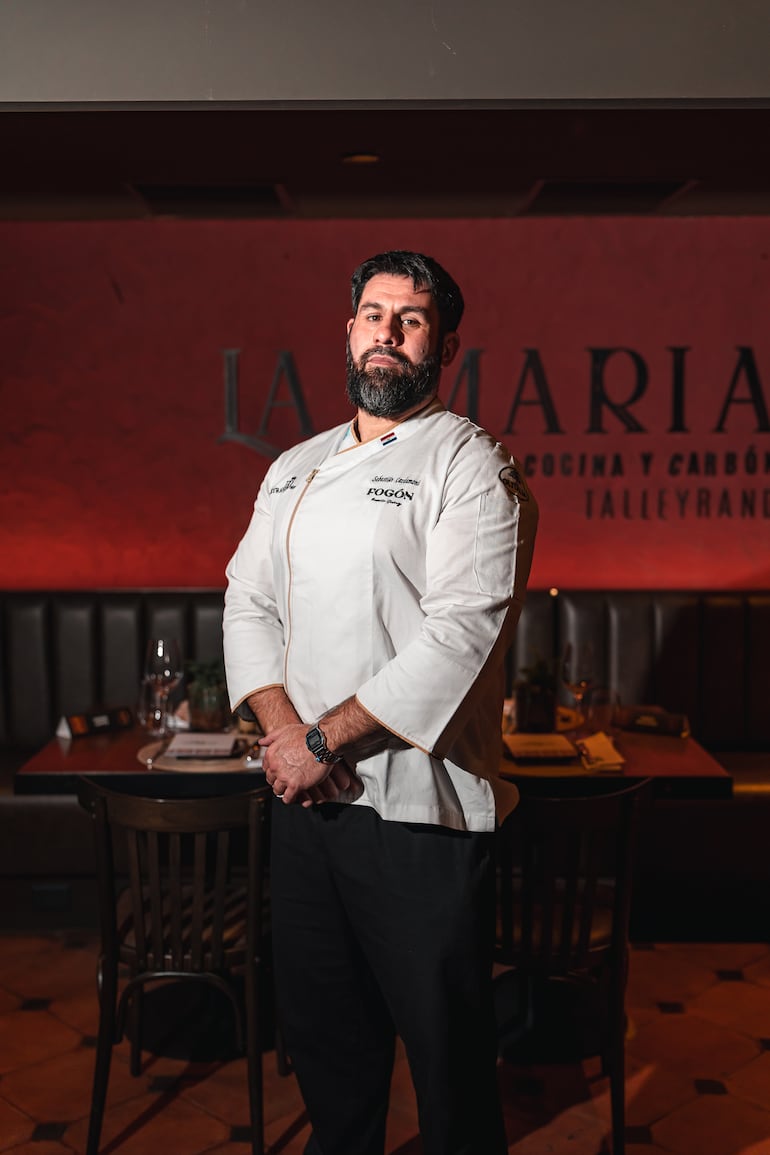 Sebastián Cardamoni fue el autor de los platos que se ofrecieron en La María Mariscal.