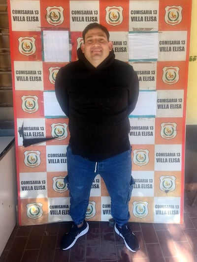 Rubén Darío Escobar Calderón, alias Nambi, capturado por homicidio en Villa Elisa.