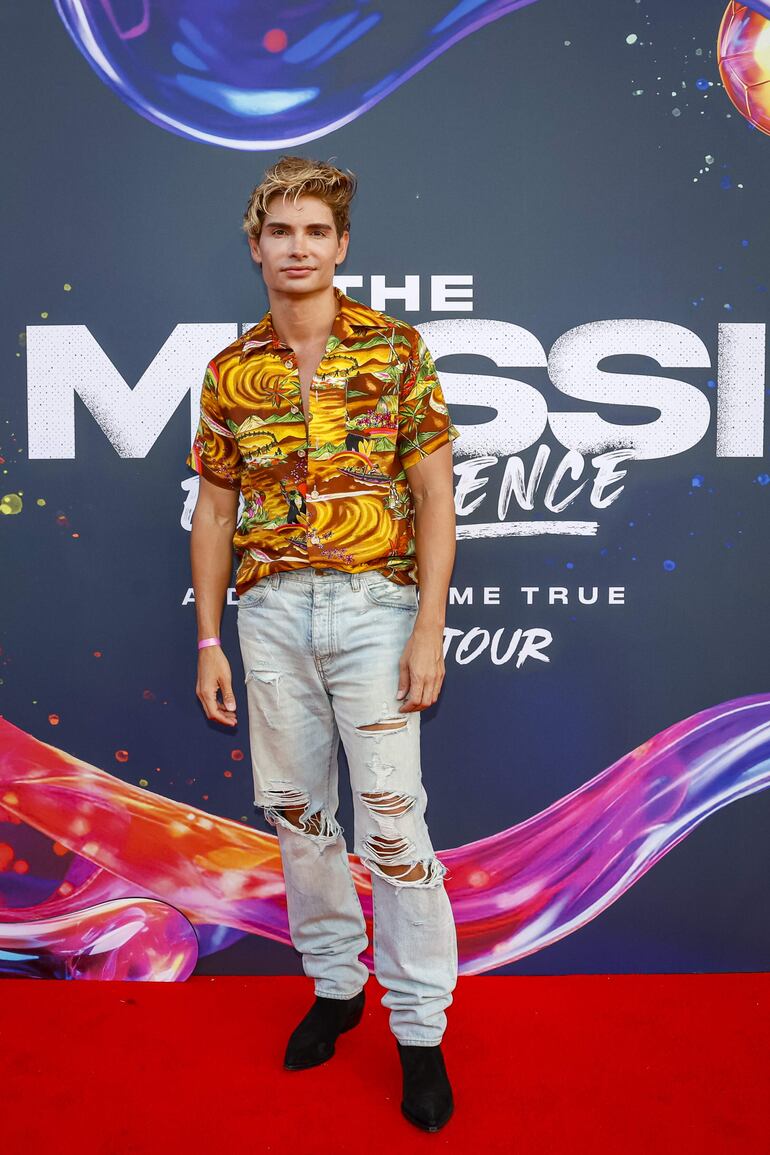 El actor, cantante e influencer estadounidense de padres colombianos, Christian Acosta.