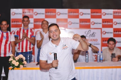 El líder del Partido Yo Creo, Miguel Prieto, exintendente de Ciudad del Este.
