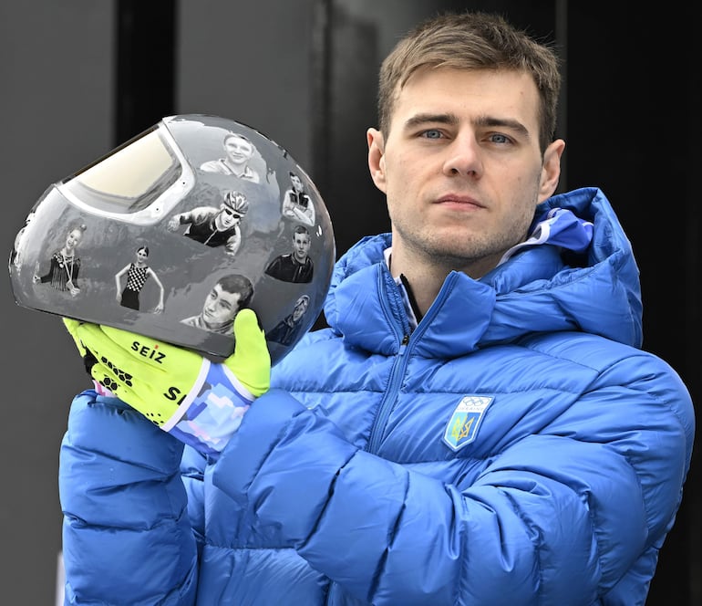 Vladyslav Heraskevych, descalificado por su casco, busca justicia en el Tribunal Federal de Suiza. EFE