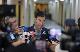 Silvio "Beto" Ovelar (ANR, HC), senador y presidente de la comisión de Presupuesto del Senado.