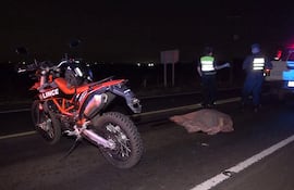 Motociclista muere en accidente en Villeta