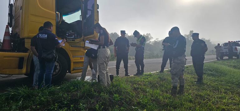 Asalto a camión en Ñumí