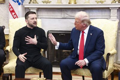 Reunión del pasado vienes entre el presidente de Ucrania, Volodymyr Zelensky, junto a su homólogo de Estados Unidos, Donald Trump.