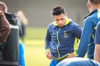 Blas Riveros regresó a la competencia después de diez meses de baja por una lesión en la rodilla.