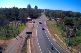 Inicio del sector oeste de la antigua Ruta Py 02 que será modernizada por el MOPC.