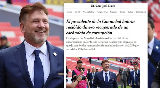 Publicación de The New York Times sobre Alejandro Domínguez.