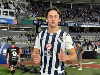 Matías Galarza, uno de los tres paraguayos que están actualmente en Talleres de Córdoba.