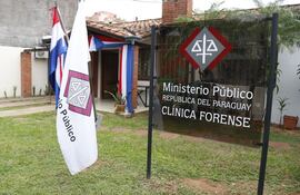 Fachada de la Clínica Forense del Ministerio Público