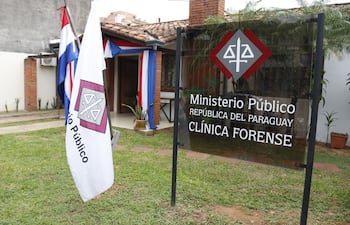 Fachada de la Clínica Forense del Ministerio Público