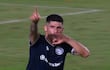 El paraguayo José Florentín, jugador de Independiente Rivadavia, celebra un gol en el partido frente a Barracas Central por la fecha 10 del torneo Apertura 2026 de la Liga Profesional de Argentina.