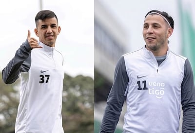 Bernardo Romeo Benítez (izquierda) y Carlos Sebastián Ferreira continúan en Olimpia.