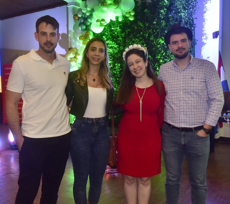 Darío Sann, Adriana Gómez, Janice Gill y Guillermo Ferreira.