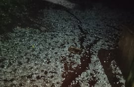 Granizada afecta al norte de Itapúa y el sur de Caazapá