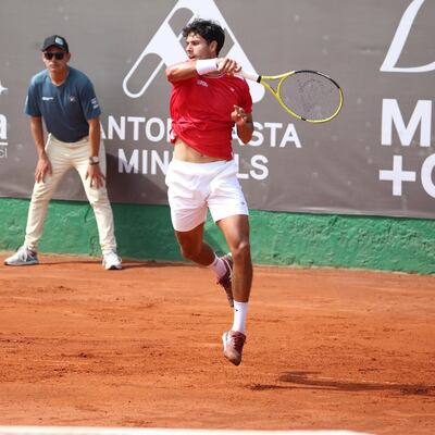 Daniel Vallejo ya se encuentra instalado en la llave principal del Challenger 75 de Santiago, donde aguarda por su rival.