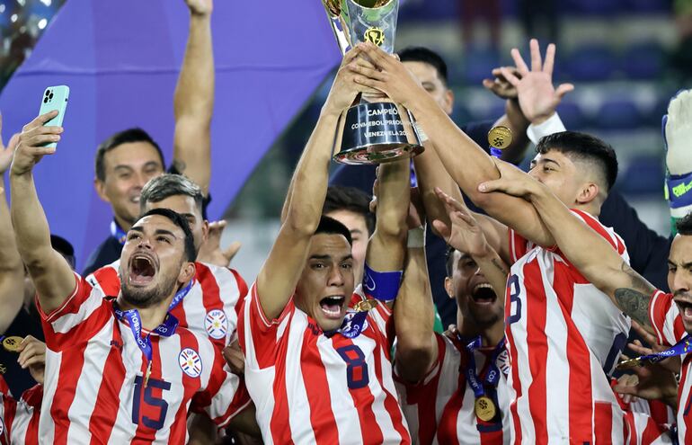 La selección paraguaya salió campeón del Preolímpico Sudamericano Sub 23.