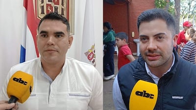 Magin Benítez (PLRA) y Rubén "Pilo" Fanego (ANR-HC).