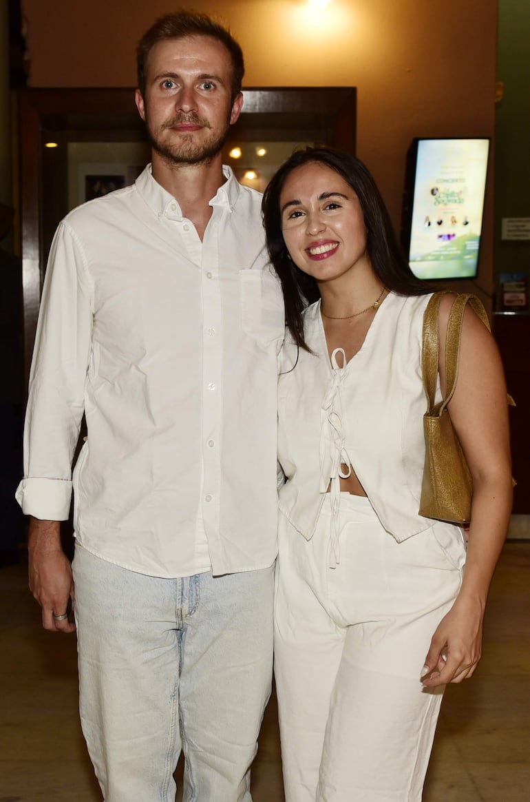 Jean Dumoulin y Angelica Núñez. 
