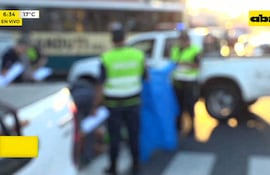 Accidente fatal sobre la Avenida Eusebio Ayala.