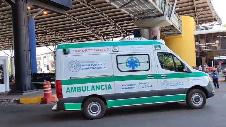 Simulacro en el Puente de la Amistad. 