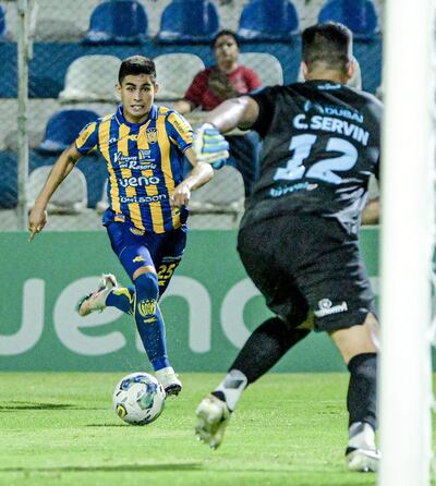 Jonathan Vidal Ramos (18 años), el juvenil alistado por el Sportivo Luqueño, que marcha tercero en la carrera de "minutaje", completando el podio detrás de Libertad y Guaraní.
