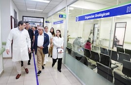 Isaías Fretes en el Hospital Ingavi