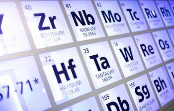 La obra maestra de Mendeléyev, la tabla periódica de los elementos.