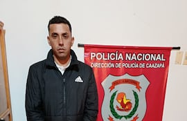 Homero José Cibils Ramírez, expolicía que se entregó en Caazapá por el sicariato en 3 de Mayo y los asaltos en Naranjal.