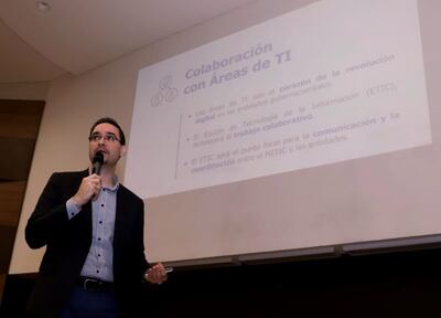 Juan Ardissone, ex viceministro del Ministerio de Tecnologías de la Información y Comunicación (Mitic).