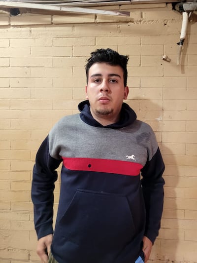 Elías Zárate Ortellado, detenido por tener en su teléfono celular gran cantidad de pornografía infantil.