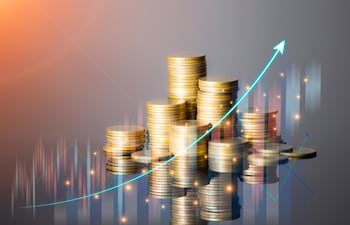 Imagen alusiva al movimiento de los depósitos bancarios en Paraguay.