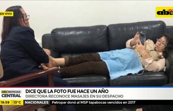 Directora del SNPP reconoce masajes en su despacho
