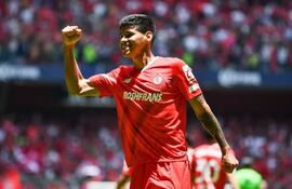 Robert Morales suma tres goles en el año y 10 con la casaca del Toluca.