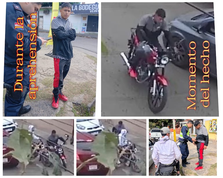 Roban una motocicleta mientras su dueño almorzaba y la Policía la recupera horas después en la Costanera Sur