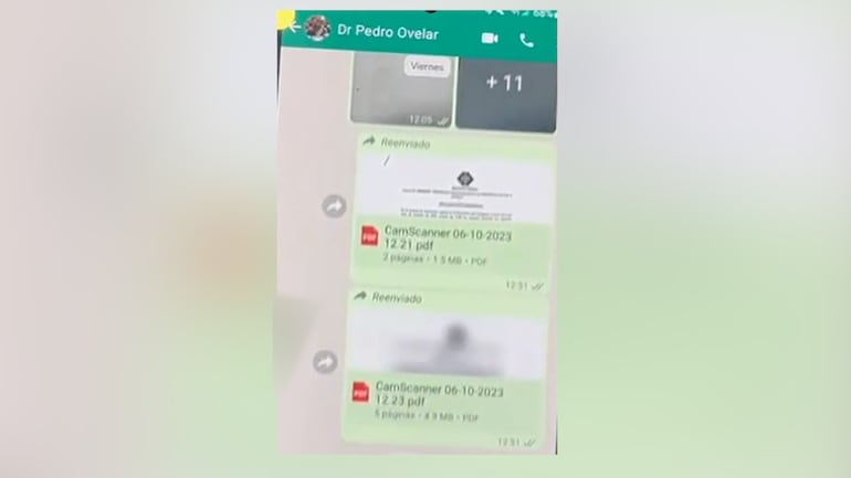 Supuestas conversaciones entre el fiscal Aldo Cantero y el Pedro Ovelar, abogado de Horacio Cartes.