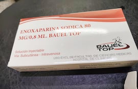 Anticoagulante vencido, proveído a un paciente en el Hospital de Clínicas, según la denuncia.