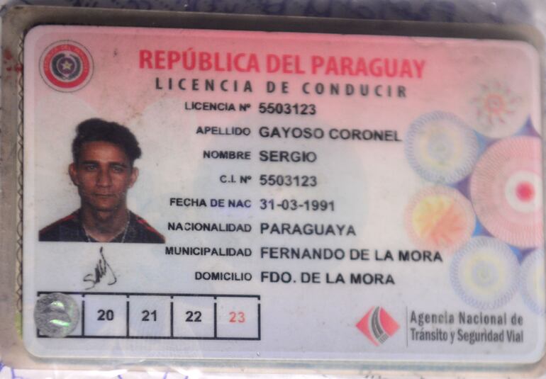 Sergio Gayoso Coronel fue asesinado en San Lorenzo.