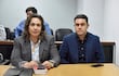 Juicio de Hernán Rivas en la sala 8-piso 6to del palacio de justica.