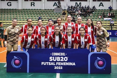 Albirroja Sub 20, que participa en la Conmebol Sub 20 Femenina en la ciudad de Gramado, Brasil.