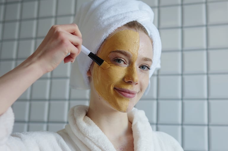 Concepto de mascarilla facial, imagen ilustrativa.