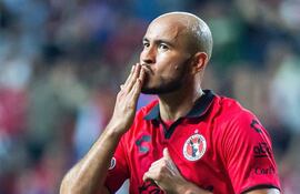 Carlos Gabriel “Cocoliso” González (30 años), goleador del Tijuana de México.