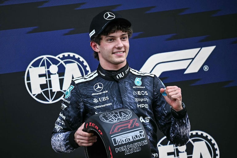 El italiano Andrea Kimi Antonelli logró su segunda "pole" en la F1.