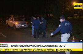 Joven perdió la vida tras accidente en moto