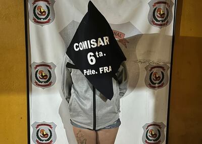 Iara Jazmín Martínez, quedó aprehendida tras el asalto.