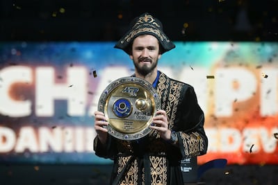 Daniil Medvedev (30 añaos), bicampeón en Almaty.